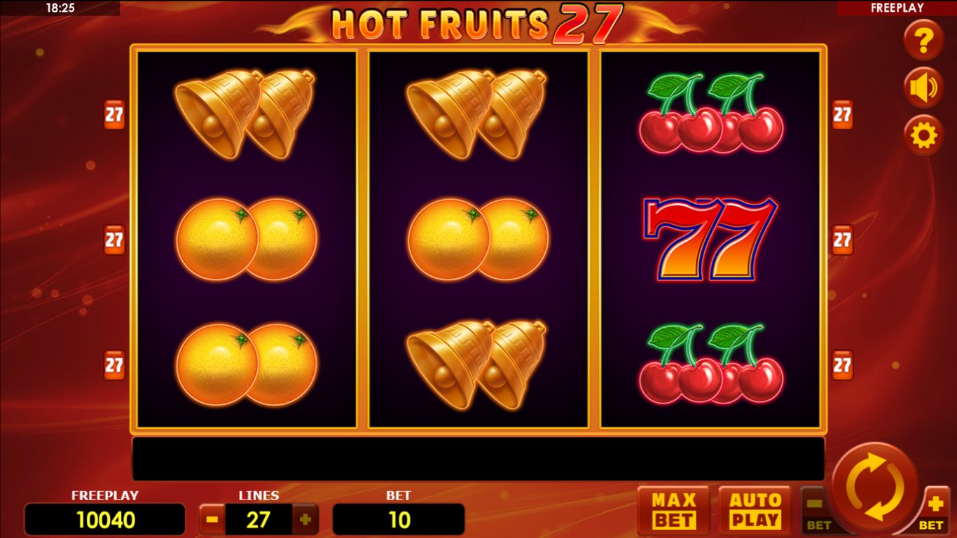 Hot Fruits 27 Slot Demo Image