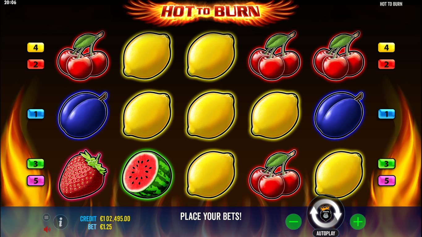 Hot to Burn Slot Demo Image