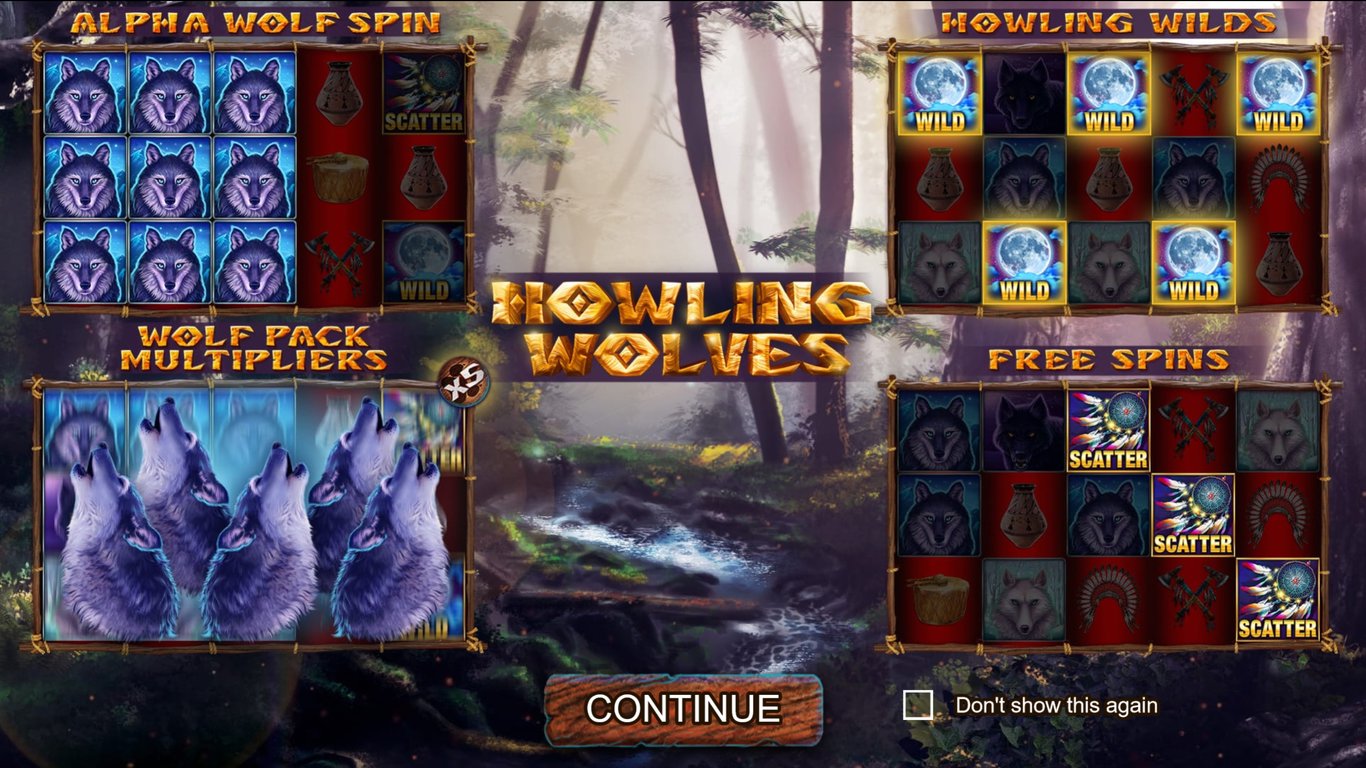 Howling Wolves Slot Demo Image