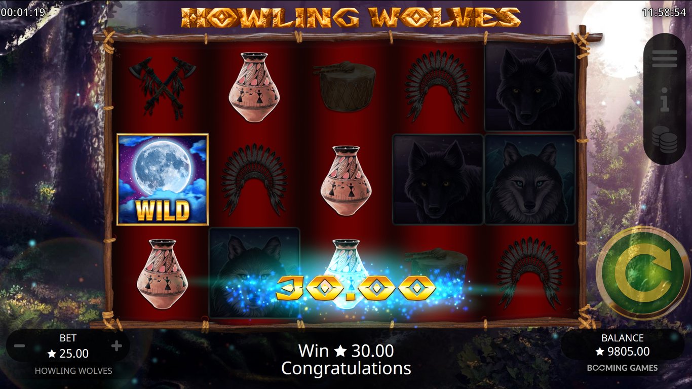 Howling Wolves Slot Slot Image in Demo - pic. 3