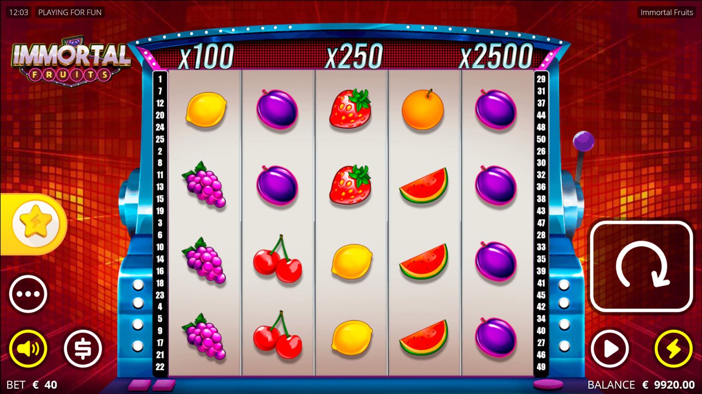Immortal Fruits Slot Slot Image in Demo - pic. 2