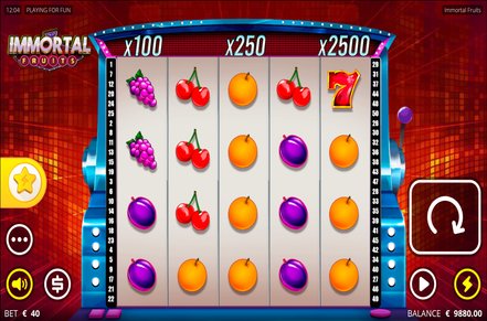 Immortal Fruits Slot Logo