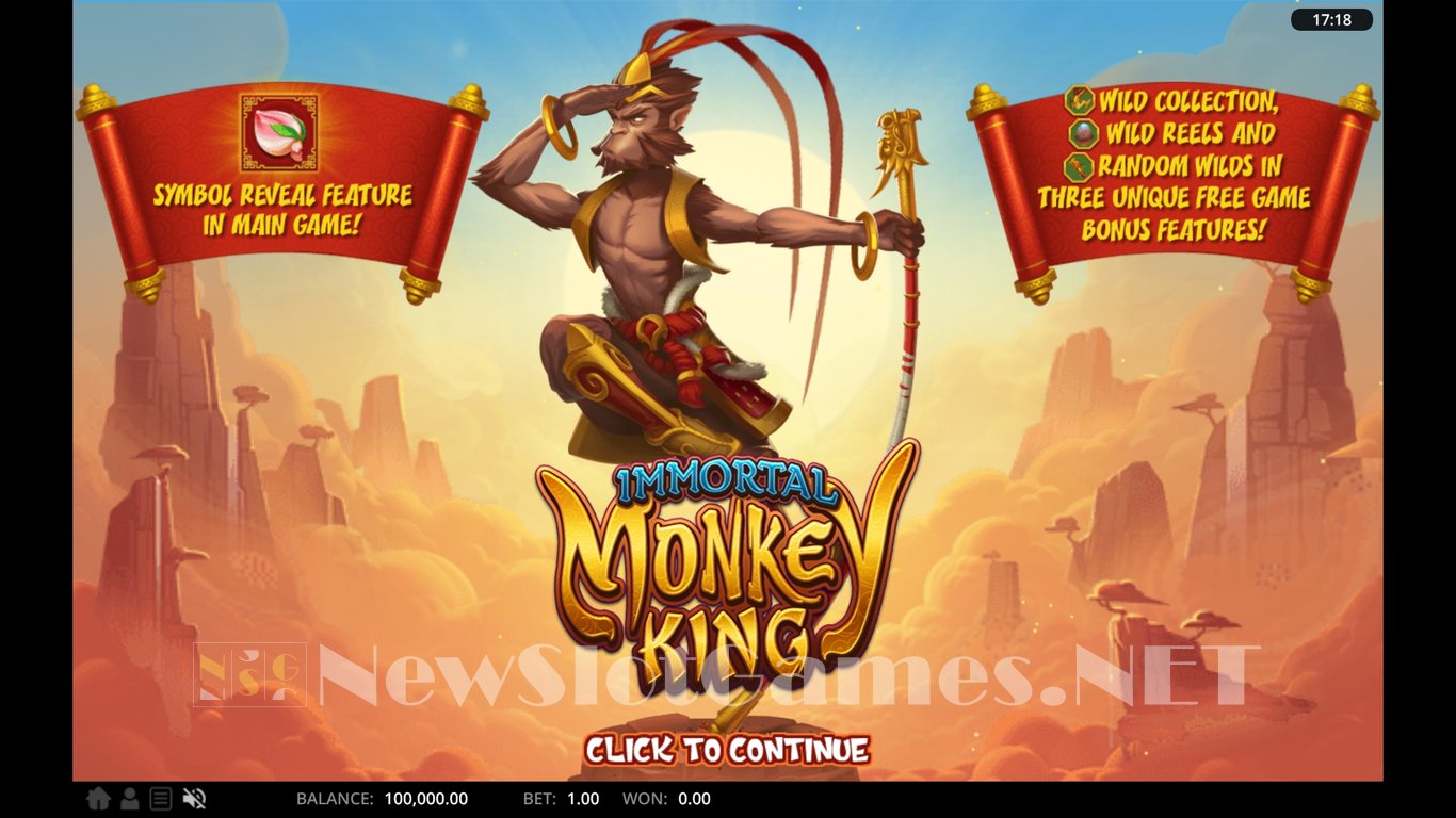 Immortal Monkey King Slot Demo Image