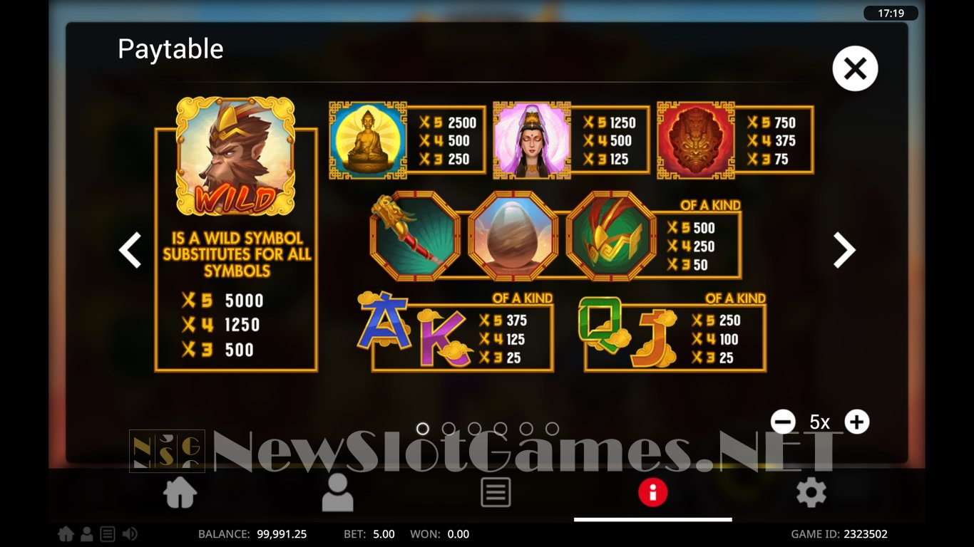 Immortal Monkey King Slot Slot Image in Demo - pic. 5
