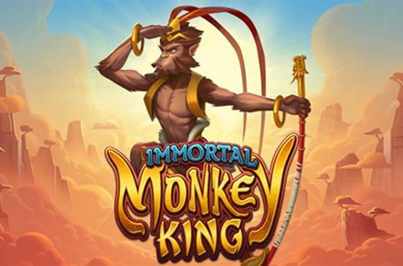 Immortal Monkey King Slot Logo