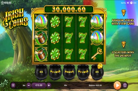 Irish Coins Slot Logo
