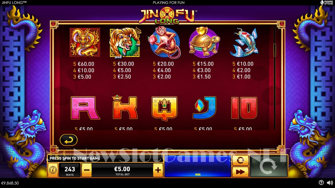 Jinfu Long Slot Slot Image in Demo - pic. 6
