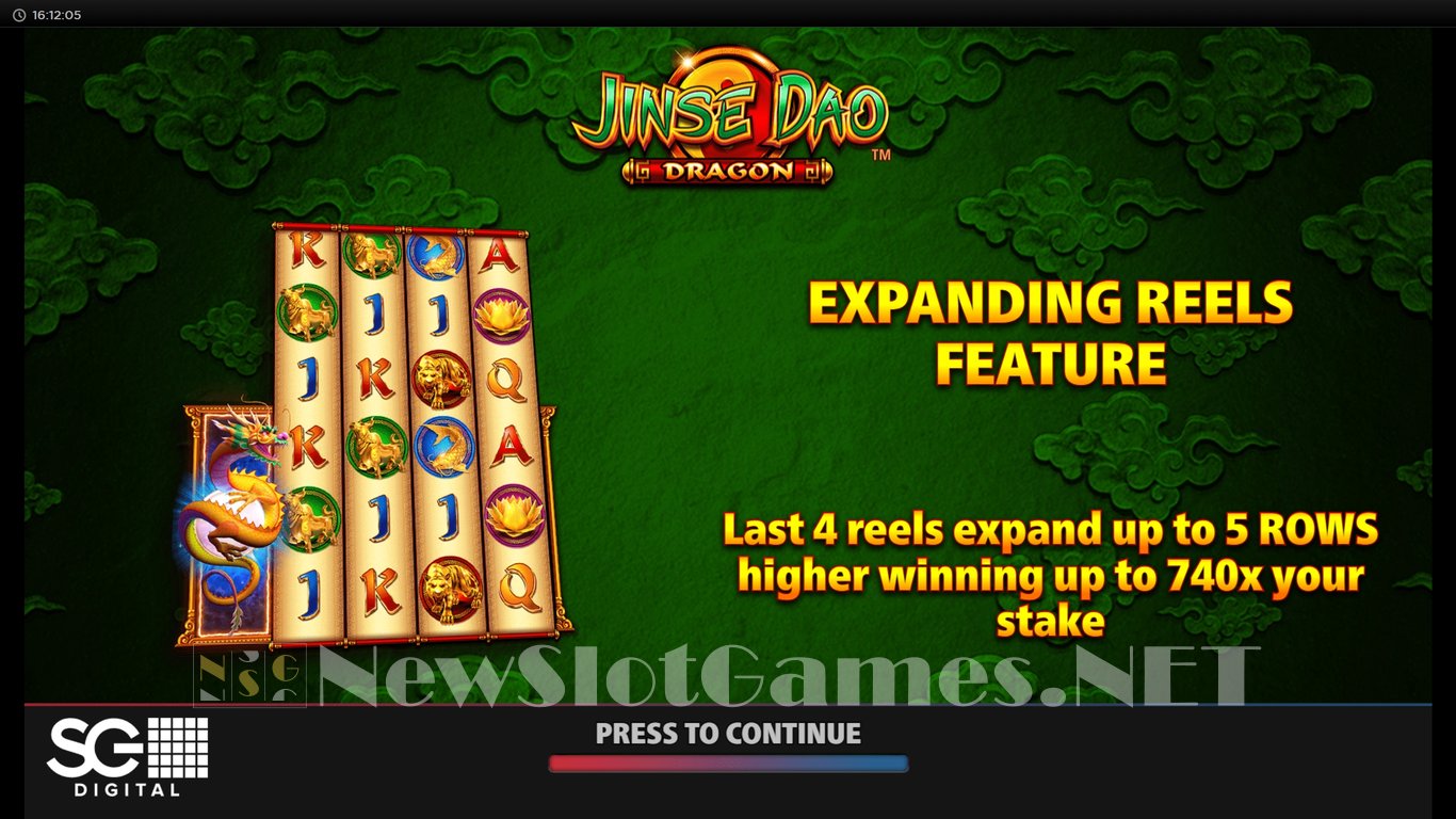 Jinse Dao Dragon Slot Demo Image