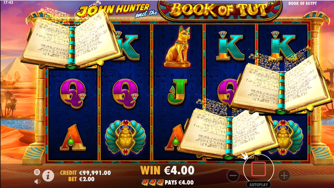 John Hunter and the Book of Tut Slot Slot Image in Demo - pic. 2