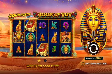 John Hunter and the Book of Tut Slot Logo