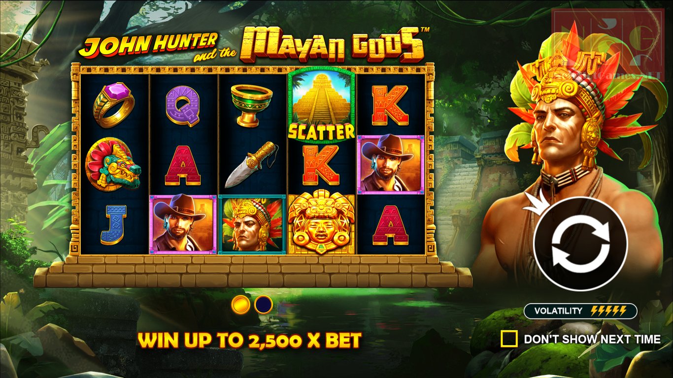 John Hunter and the Mayan Gods Slot Demo Image