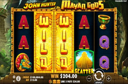 John Hunter and the Mayan Gods Slot Logo