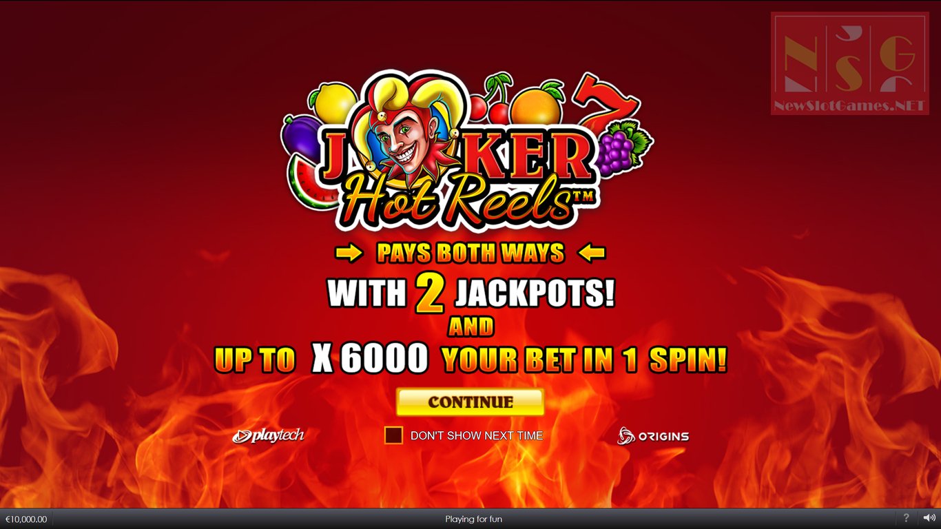 Joker Hot Reels Slot Demo Image