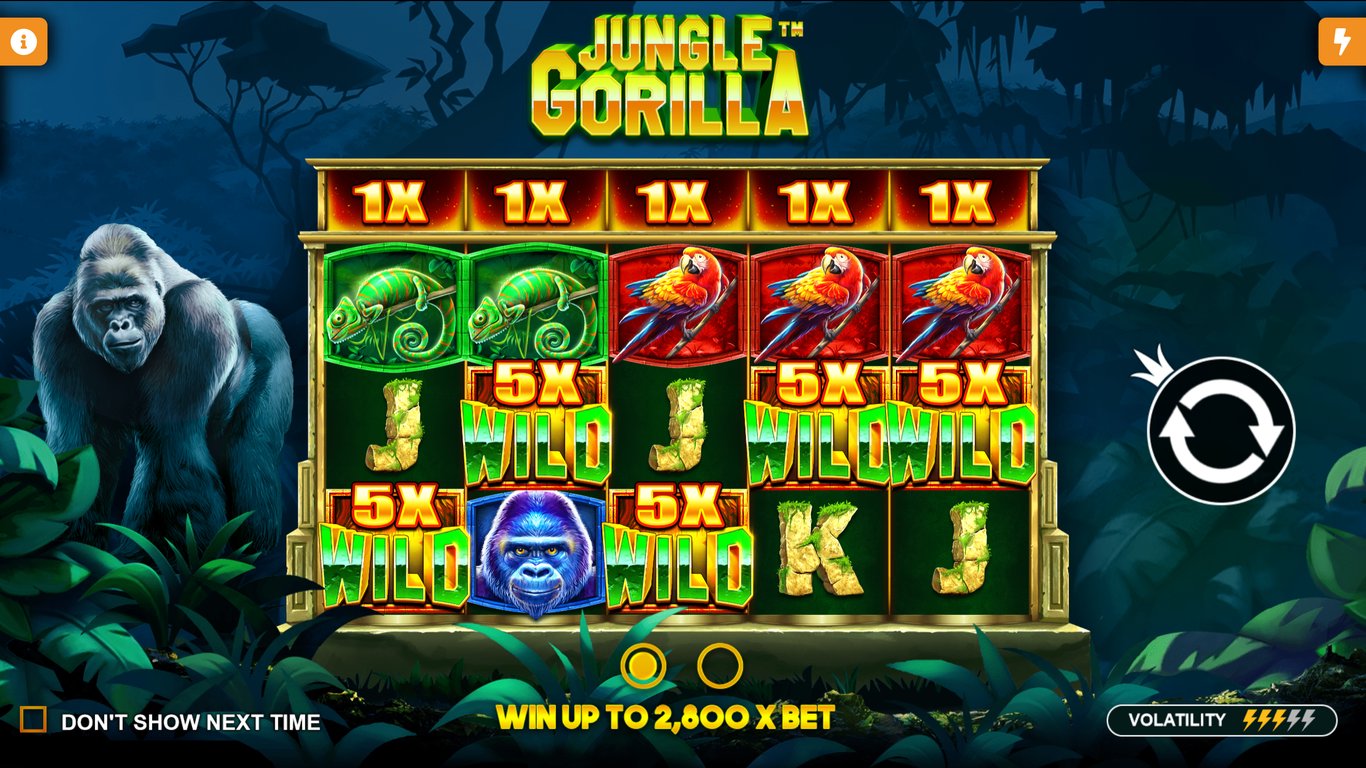 Jungle Gorilla Slot Demo Image