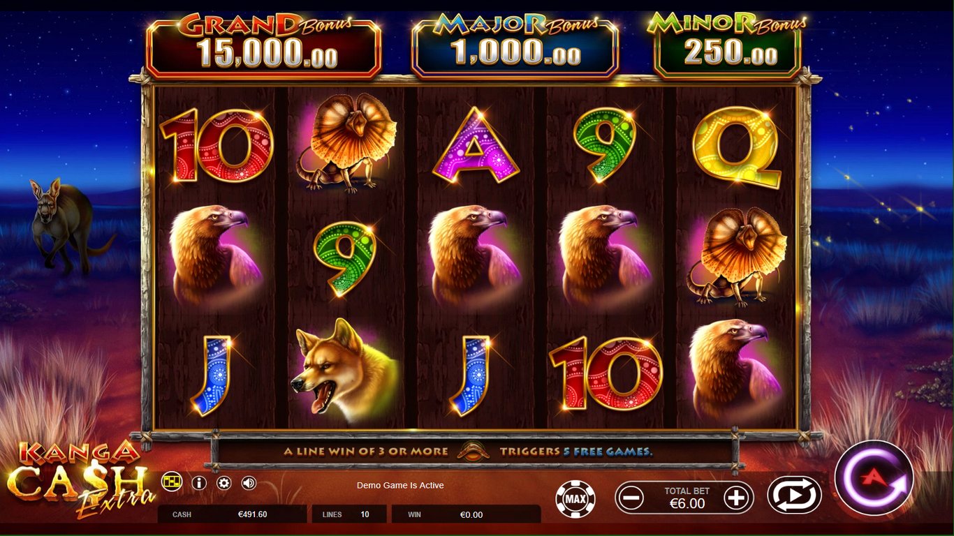 Kanga Cash Extra Slot Demo Image