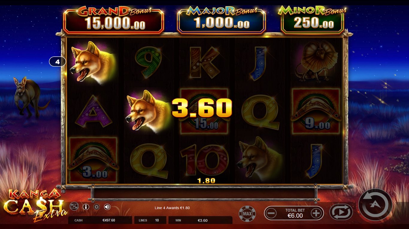 Kanga Cash Extra Slot Slot Image in Demo - pic. 2