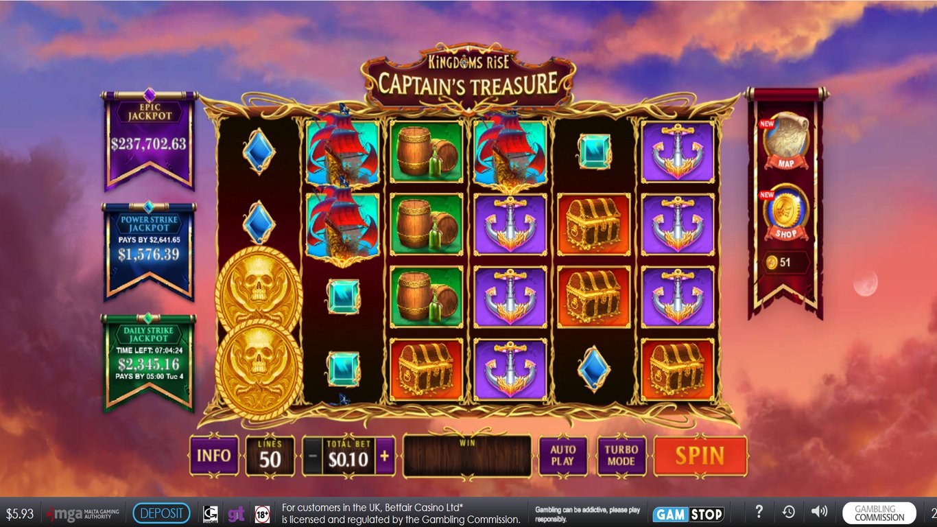 Kingdoms Rise Captains Treasure Slot Slot Image in Demo - pic. 2
