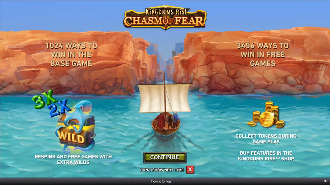 Kingdoms Rise Chasm of Fear Slot Demo Image