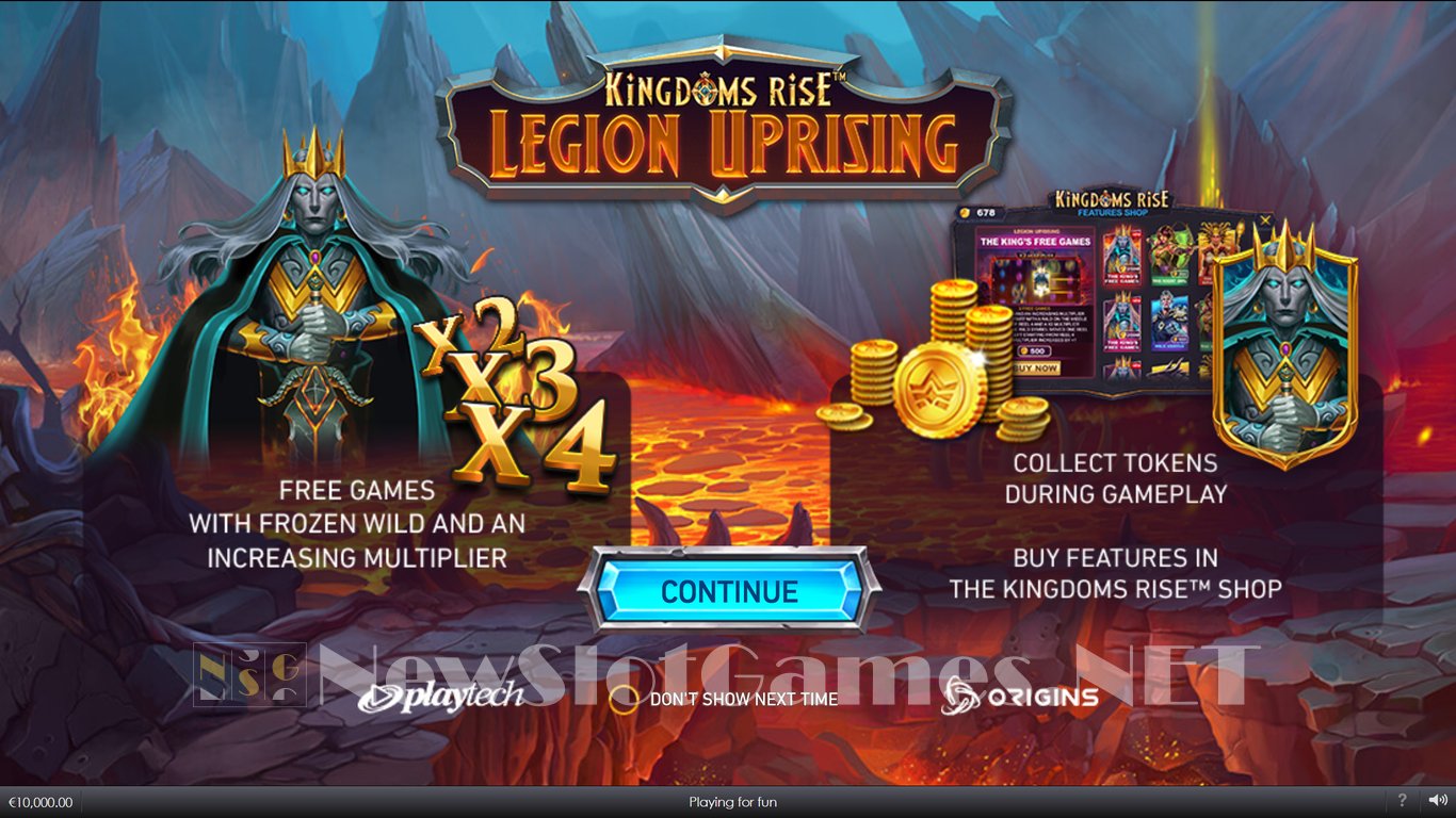 Kingdoms Rise Legion Uprising Slot Demo Image