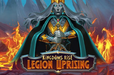 Kingdoms Rise Legion Uprising Slot Logo