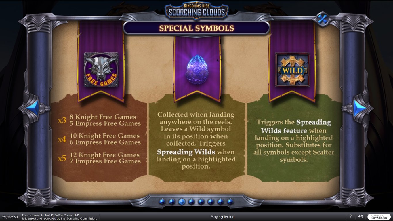 Kingdoms Rise Scorching Clouds Slot Slot Image in Demo - pic. 3