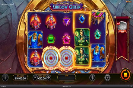 Kingdoms Rise Shadow Queen Slot Logo