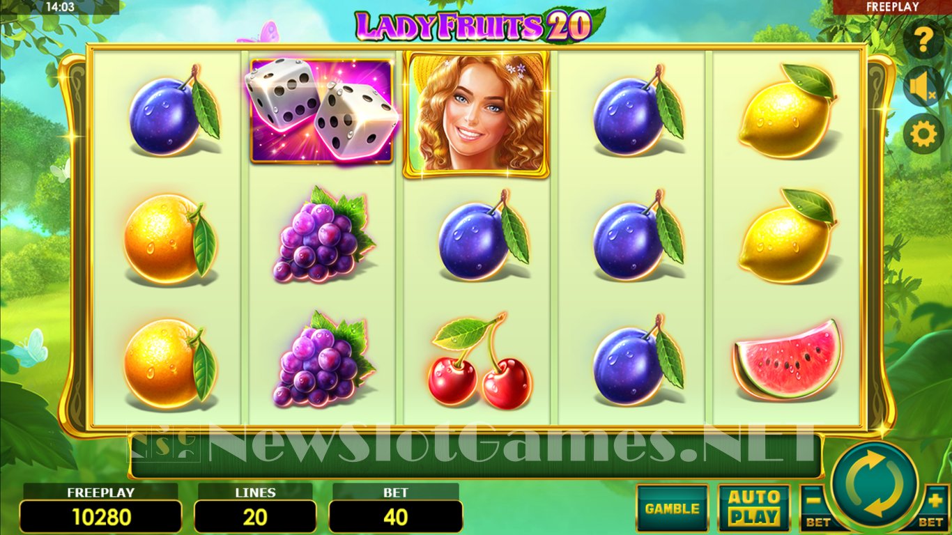Lady Fruits 20 Slot Slot Image in Demo - pic. 2