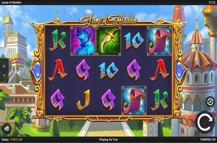 Lamp of Aladdin Slot Logo