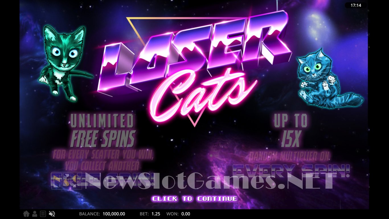 Laser Cats Slot Demo Image