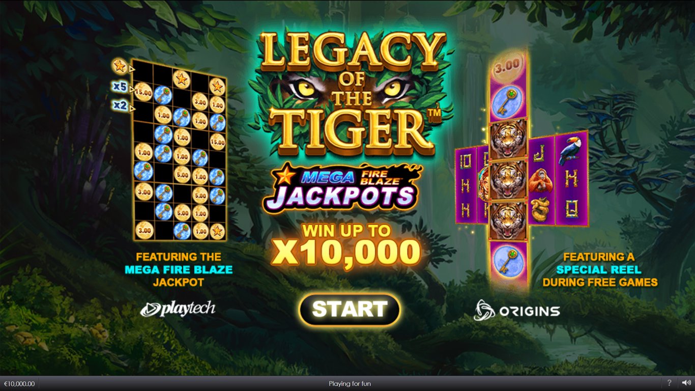 Legacy of the Tiger Slot Demo Image