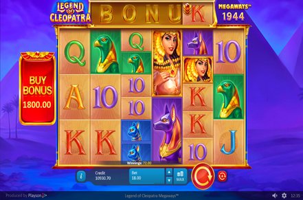 Legend of Cleopatra Megaways Slot Logo