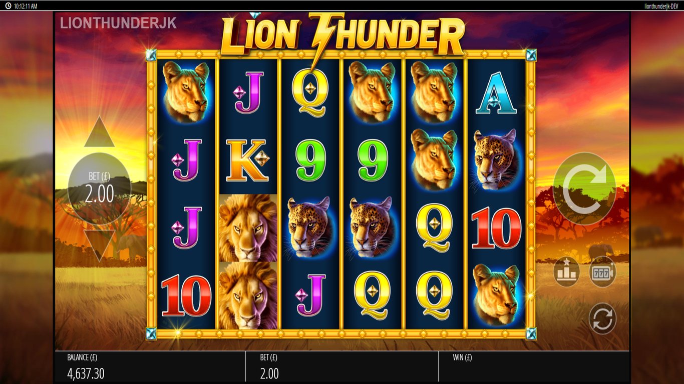 Lion Thunder Slot Demo Image