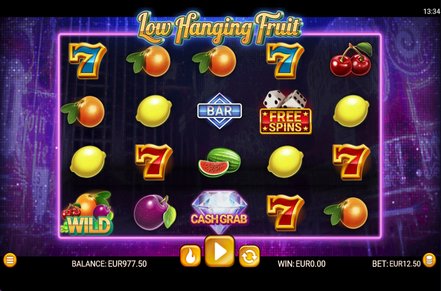 Low Hanging Fruit Slot Logo