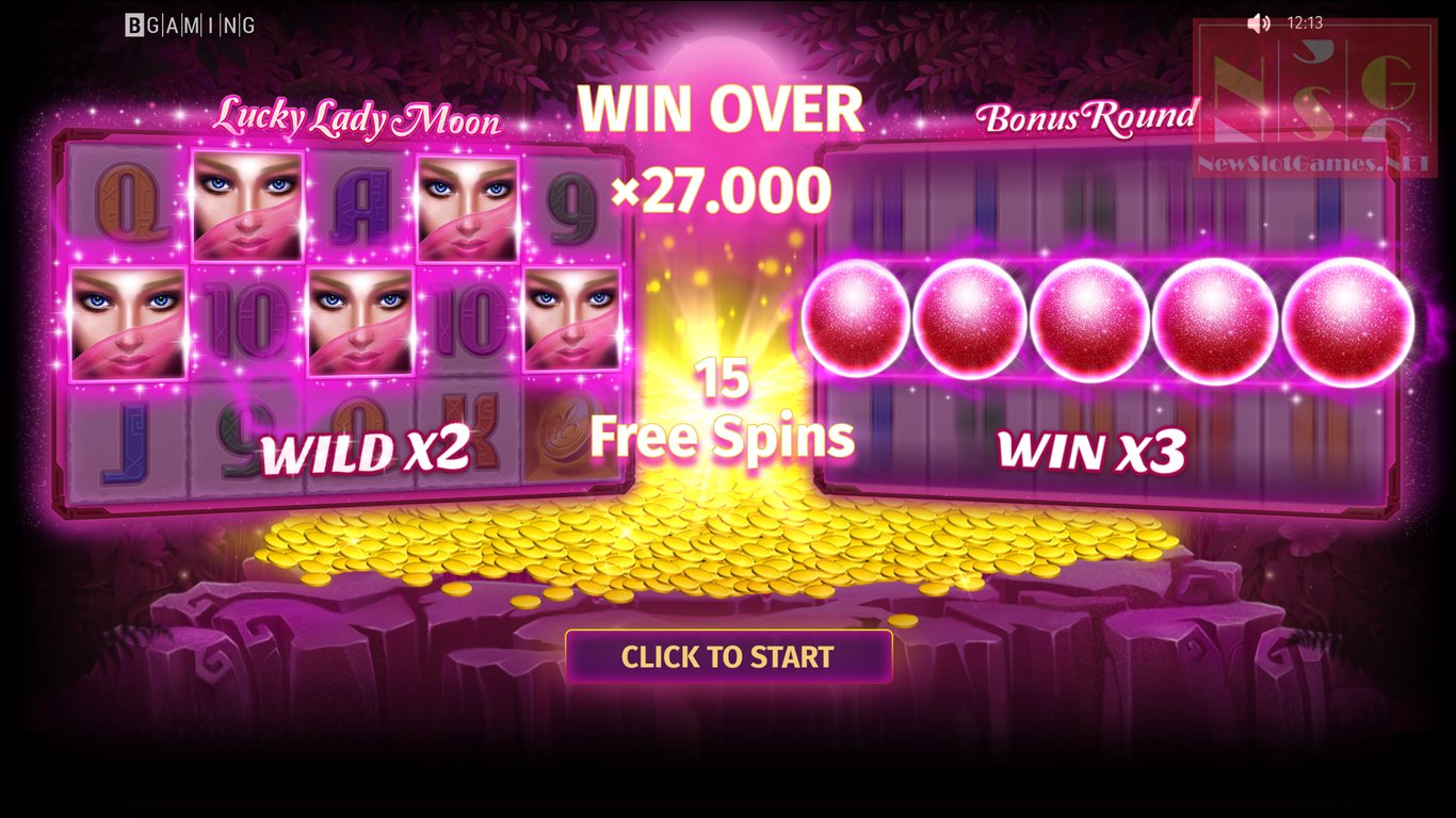 Lucky Lady Moon Slot Demo Image