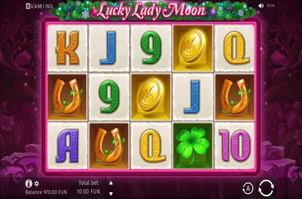 Lucky Lady Moon Slot Logo