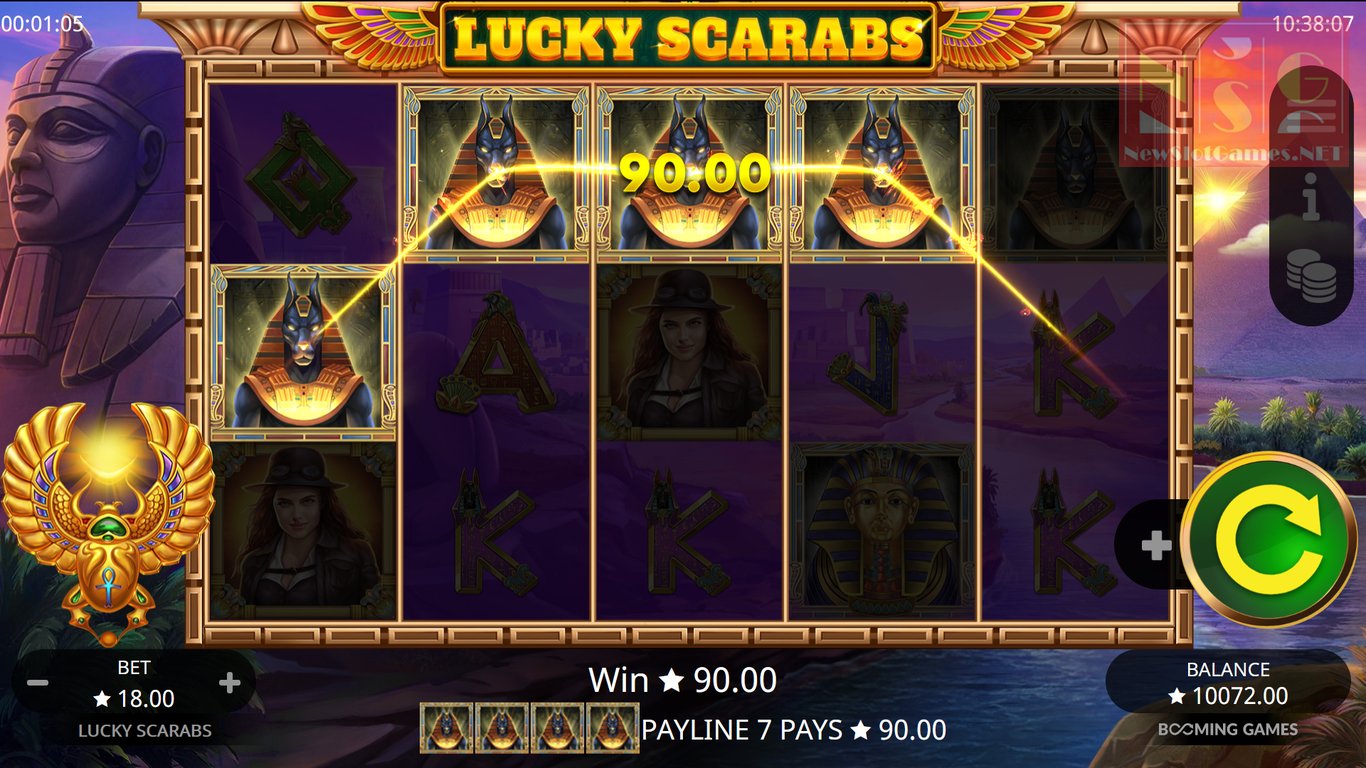 Lucky Scarabs Slot Slot Image in Demo - pic. 2