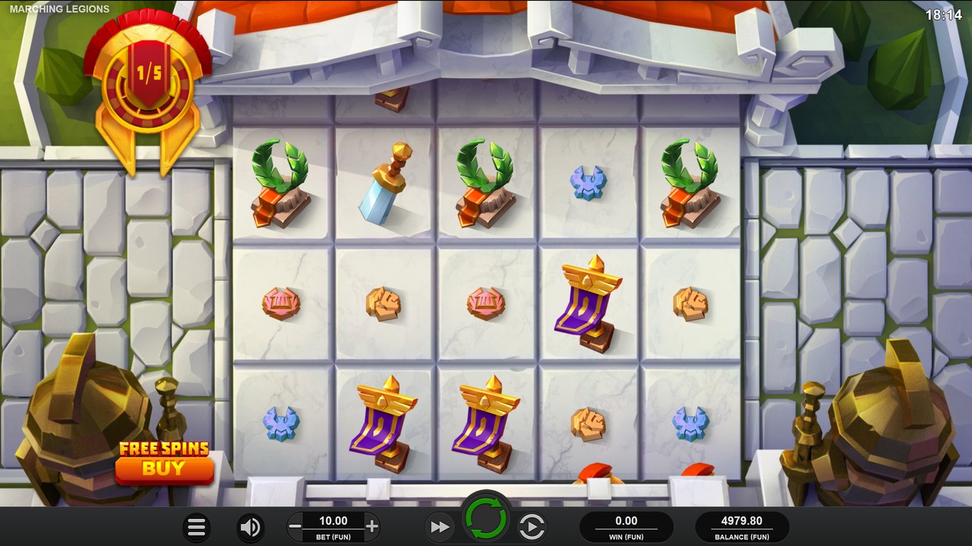 Marching Legions Slot Demo Image
