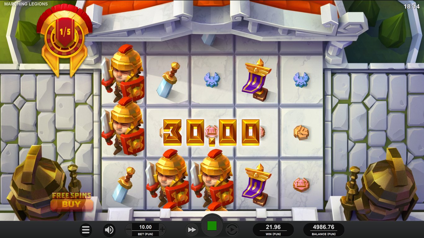 Marching Legions Slot Slot Image in Demo - pic. 3