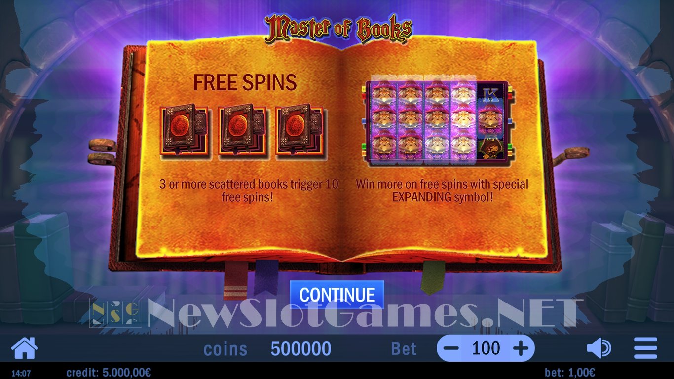 Master of Books Slot Demo Image