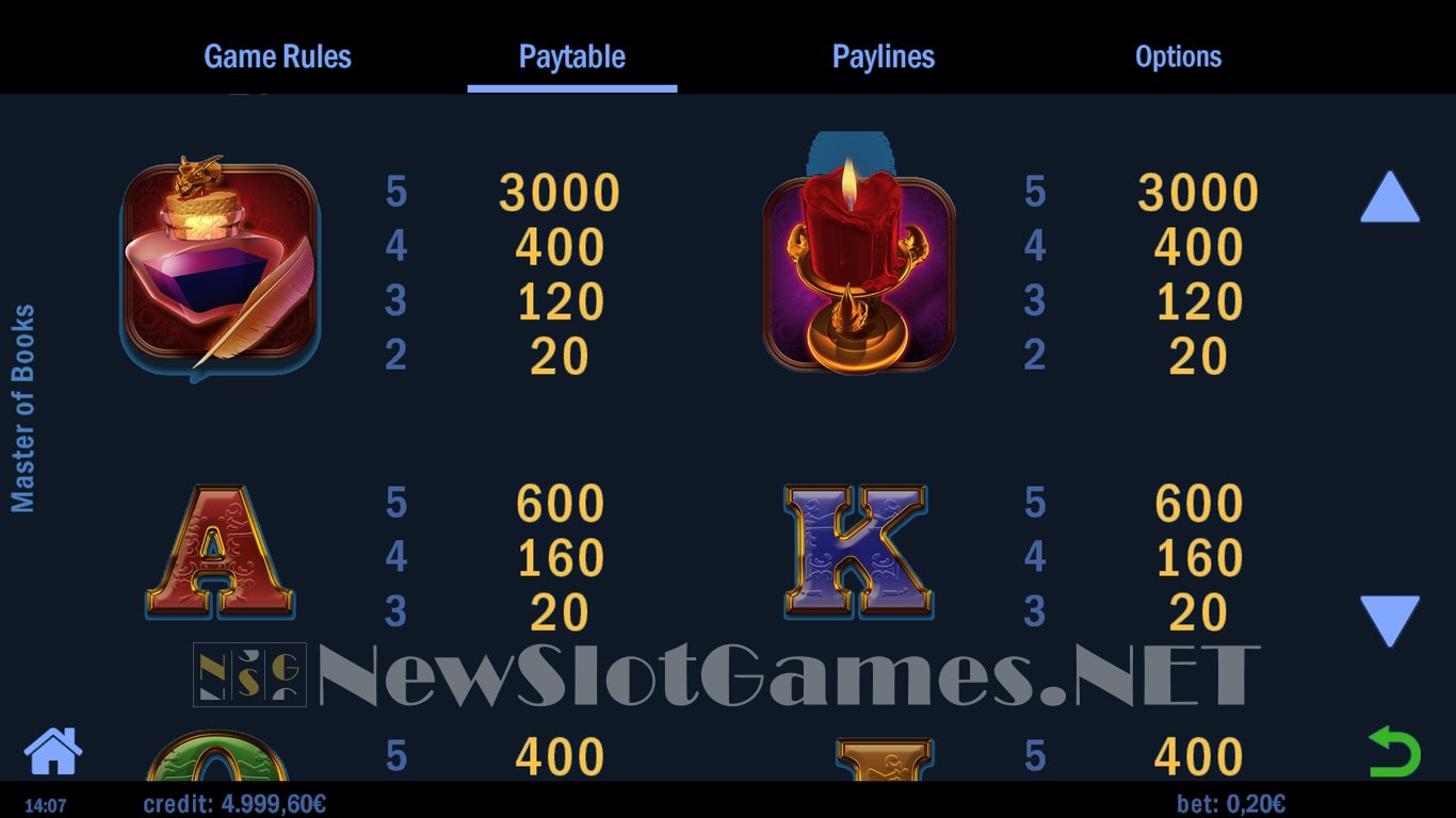 Master of Books Slot Slot Image in Demo - pic. 6