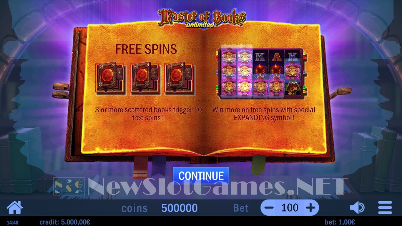Master of Books Unlimited Slot Demo Image