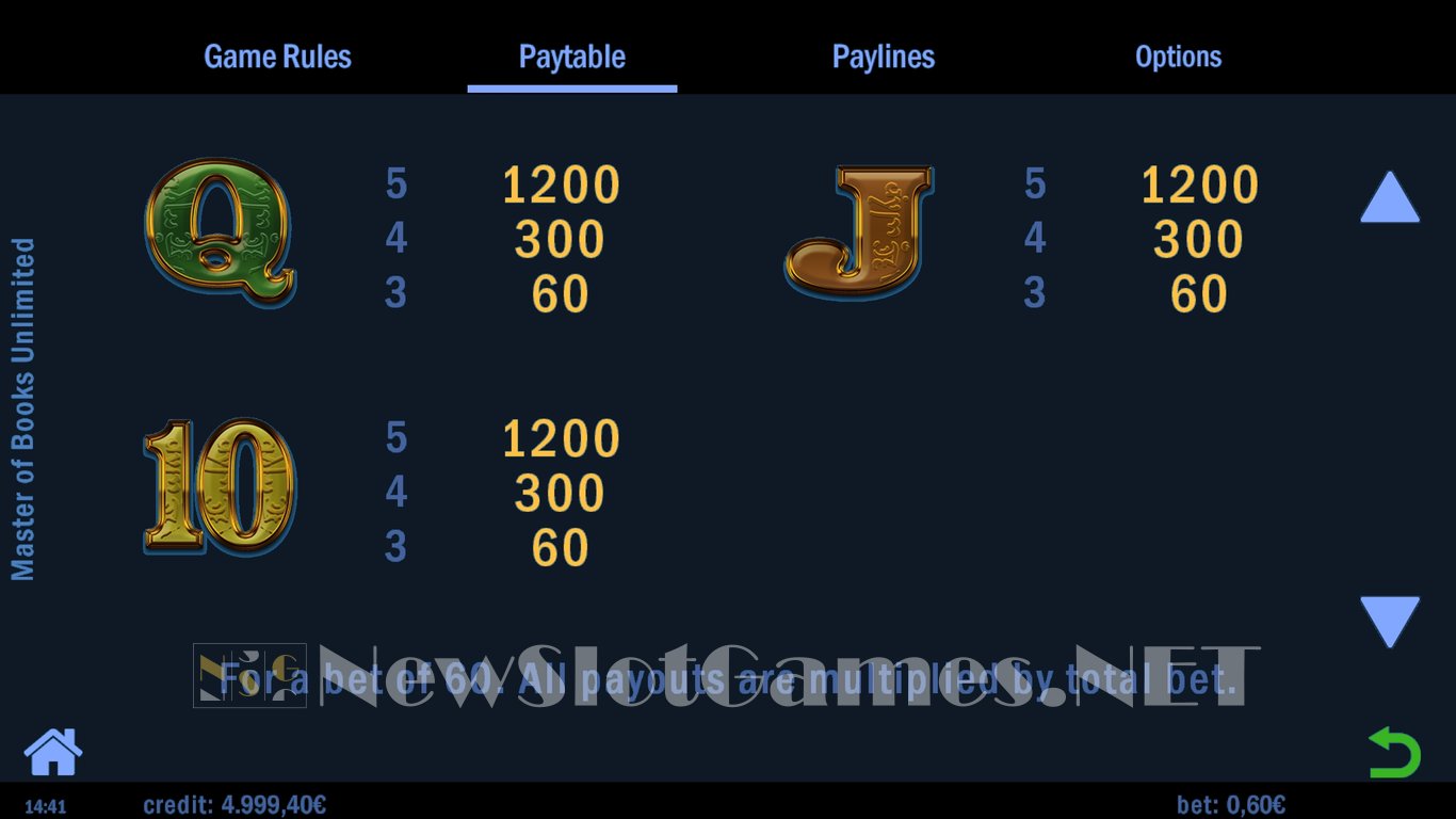 Master of Books Unlimited Slot Slot Image in Demo - pic. 7