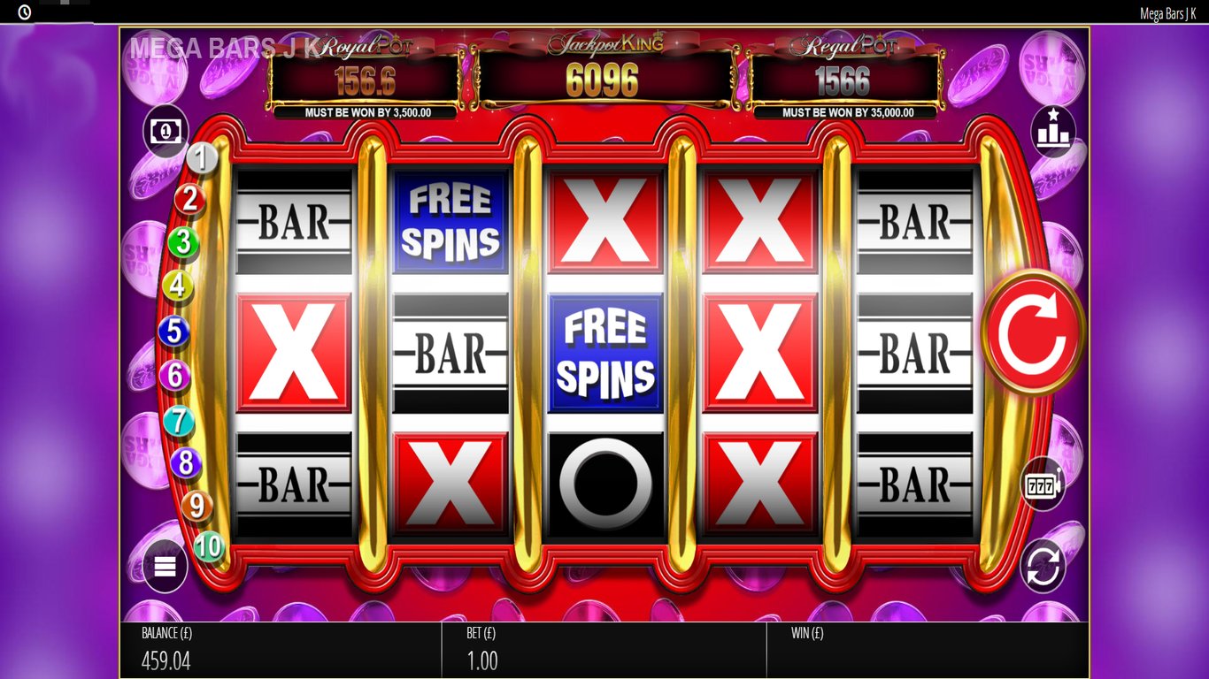 Megabars Jackpot King Slot Demo Image
