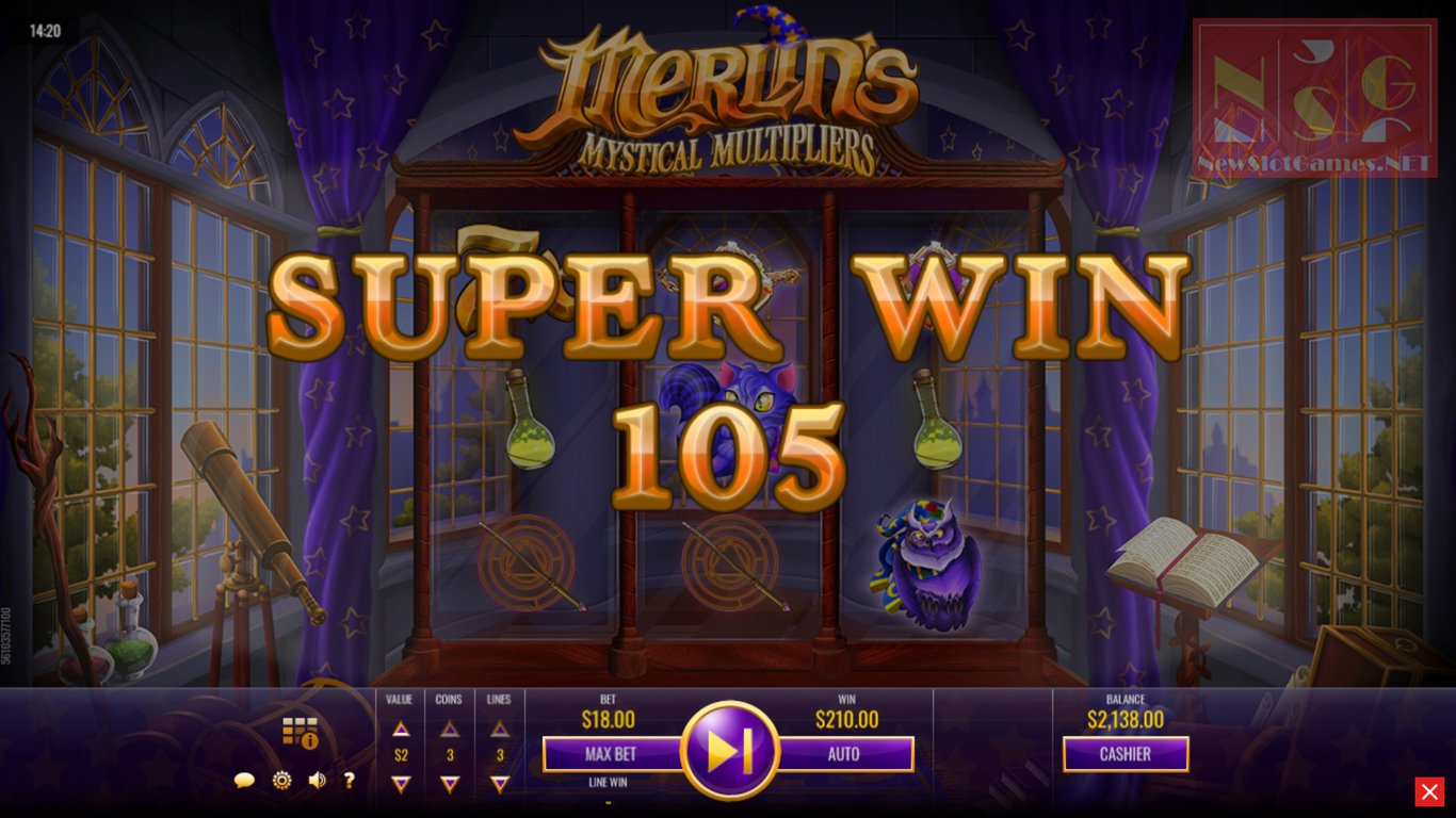Merlins Mystical Multipliers Slot Slot Image in Demo - pic. 3