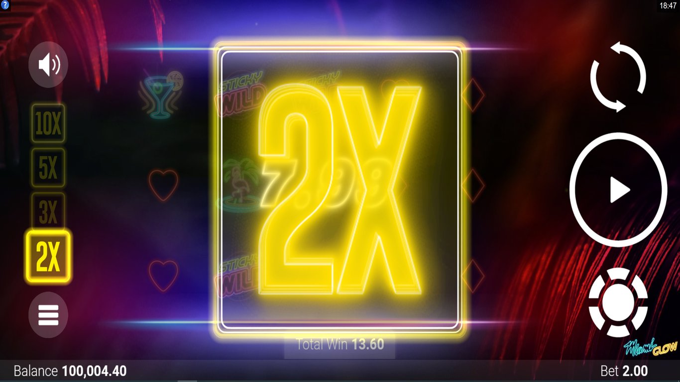 Miami Glow Slot Slot Image in Demo - pic. 3