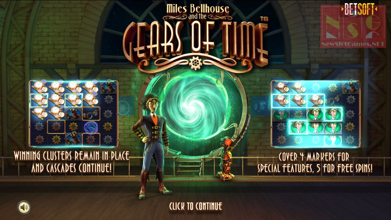Miles Bellhouse and the Gears of Time Slot Demo Image