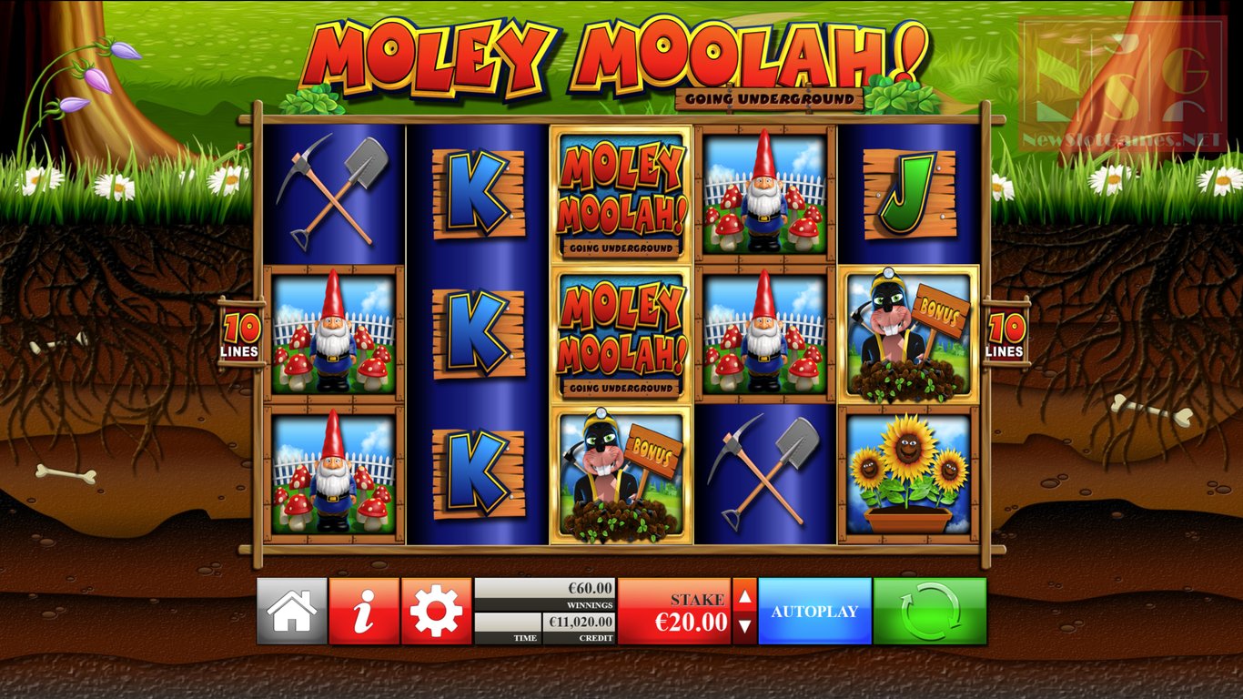 Moley Moolah Slot Demo Image
