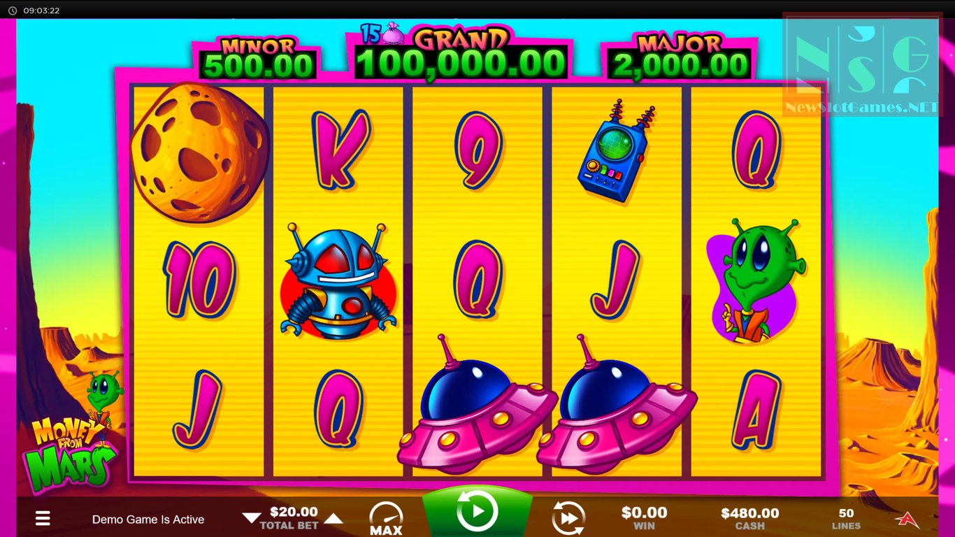 Money From Mars Slot Demo Image