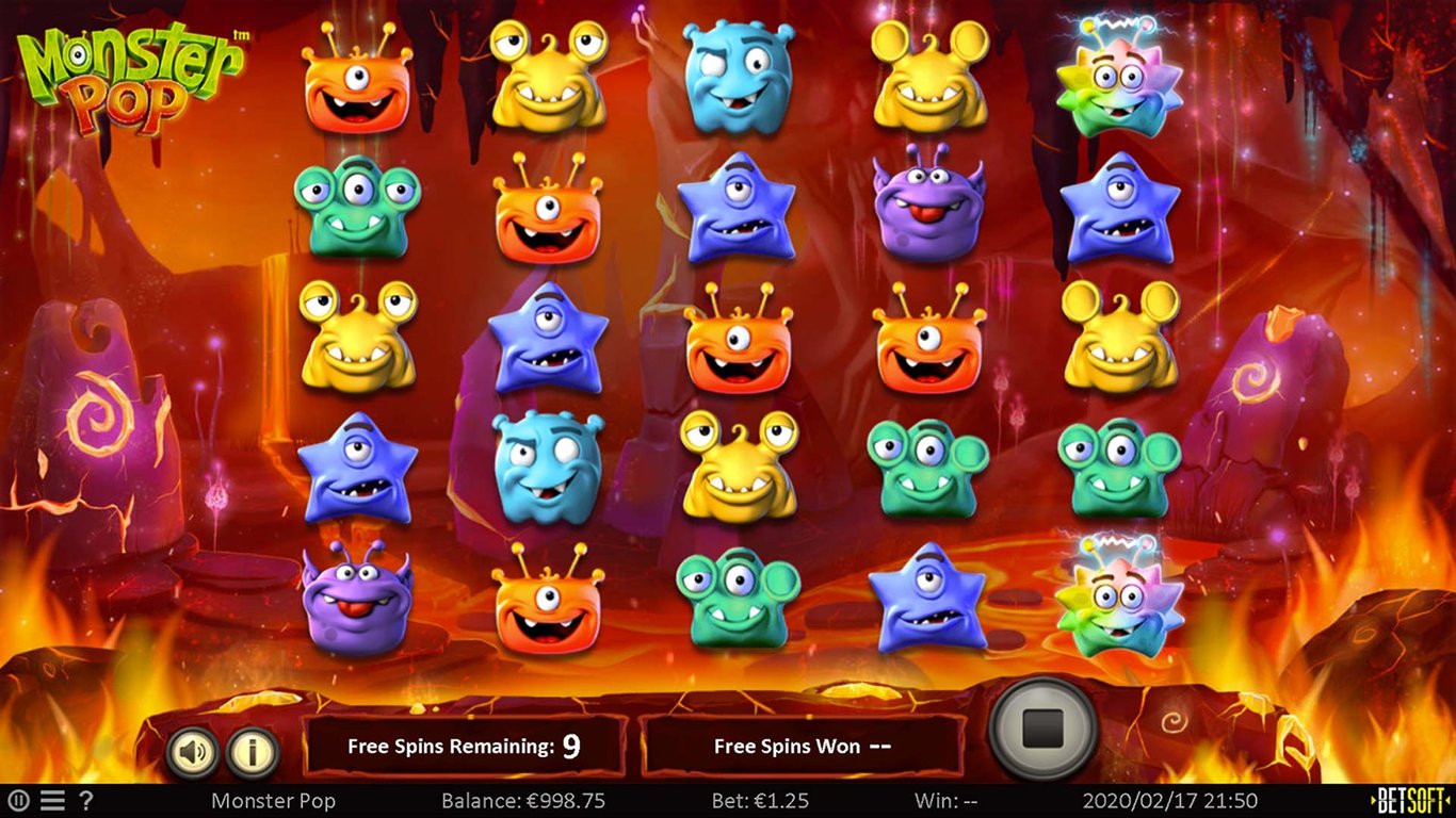 Monster Pop Slot Demo Image