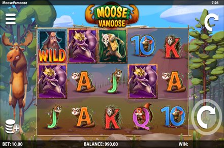 Moose Vamoose Slot Logo